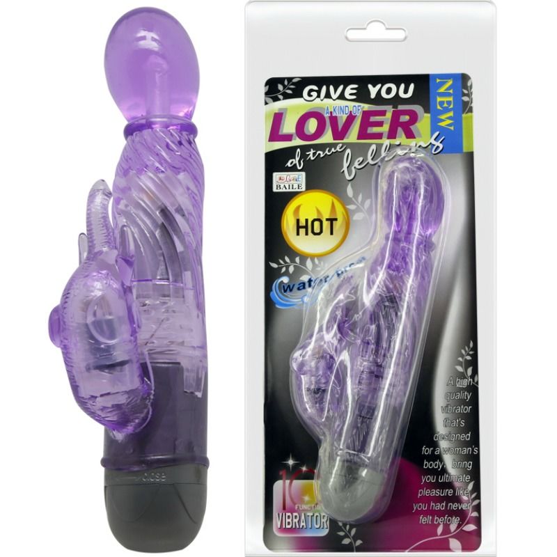 BAILE - REGALATI UN TIPO DI VIBRATORE AMANTE CON CONIGLIO LILLA 10 MODALIT - BAILE VIBRATORS | Lingerie Harness Boutique
