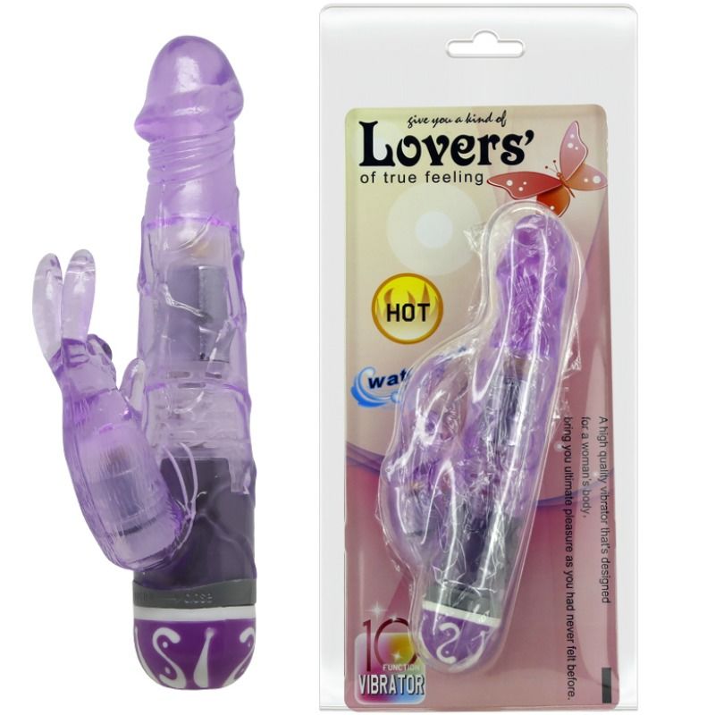 BAILE - VIBRATORI DA MULTIVELOCIT CON CONIGLIO LILLA - BAILE VIBRATORS | Lingerie Harness Boutique