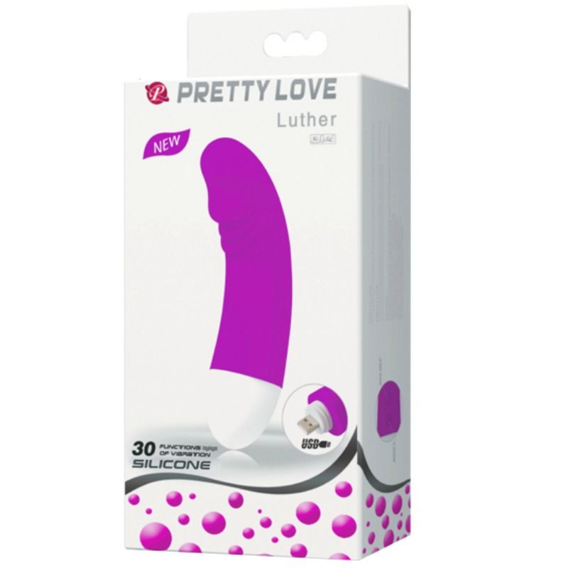 PRETTY LOVE - LUTHER MINIVIBRATORE 30 MODALIT DI VIBRAZIONE - PRETTY LOVE | Lingerie Harness Boutique