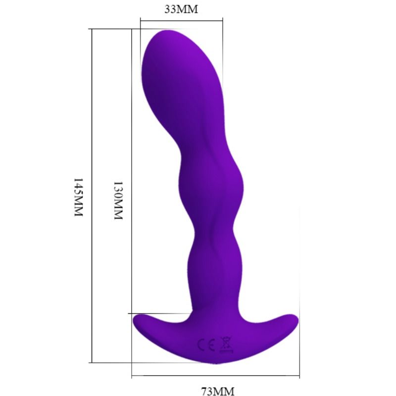 PRETTY LOVE - ANAL MASSAGER 12 VIBRATION MODES LILAC