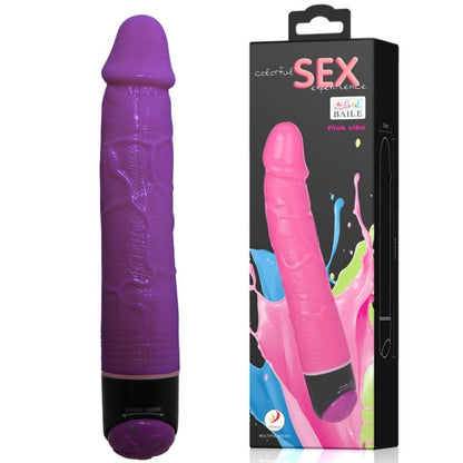 BAILE - VIBRATORE REALISTICO SEX COLORATO LILLA 23 CM