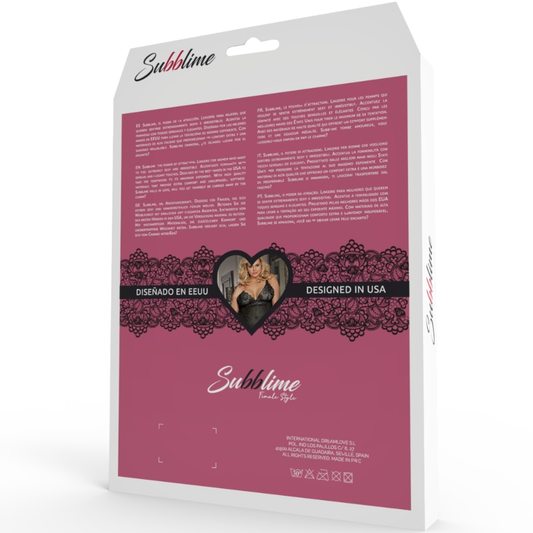 SUBBLIME - QUEEN PLUS BABYDOLL BIANCO CON FRANGE - SUBBLIME QUEEN PLUS SIZE | Lingerie Harness Boutique