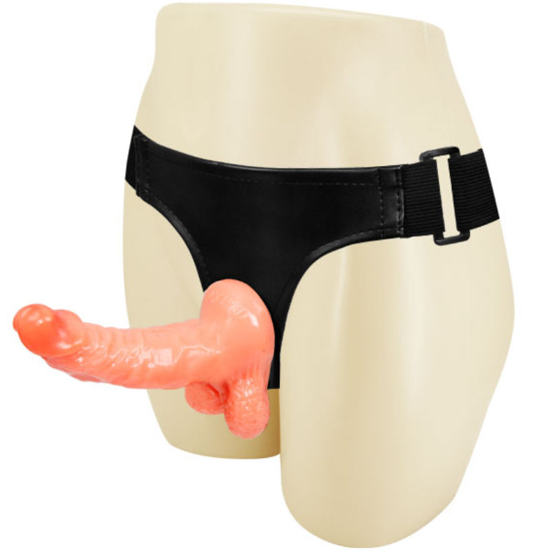 BAILE - IMBRAGATURA CON PENE REALISTICO E MUTANDINE REGOLABILI ULTRA APPASSIONATE 15.5 CM - BAILE HARNESS COLLECTION | Lingerie Harness Boutique