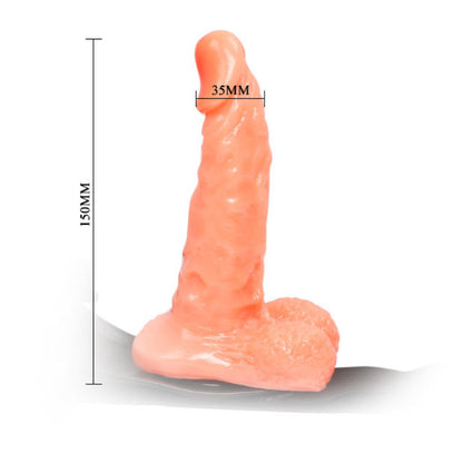 BAILE - IMBRAGATURA CON PENE REALISTICO E MUTANDINE REGOLABILI ULTRA APPASSIONATE 15.5 CM - BAILE HARNESS COLLECTION | Lingerie Harness Boutique
