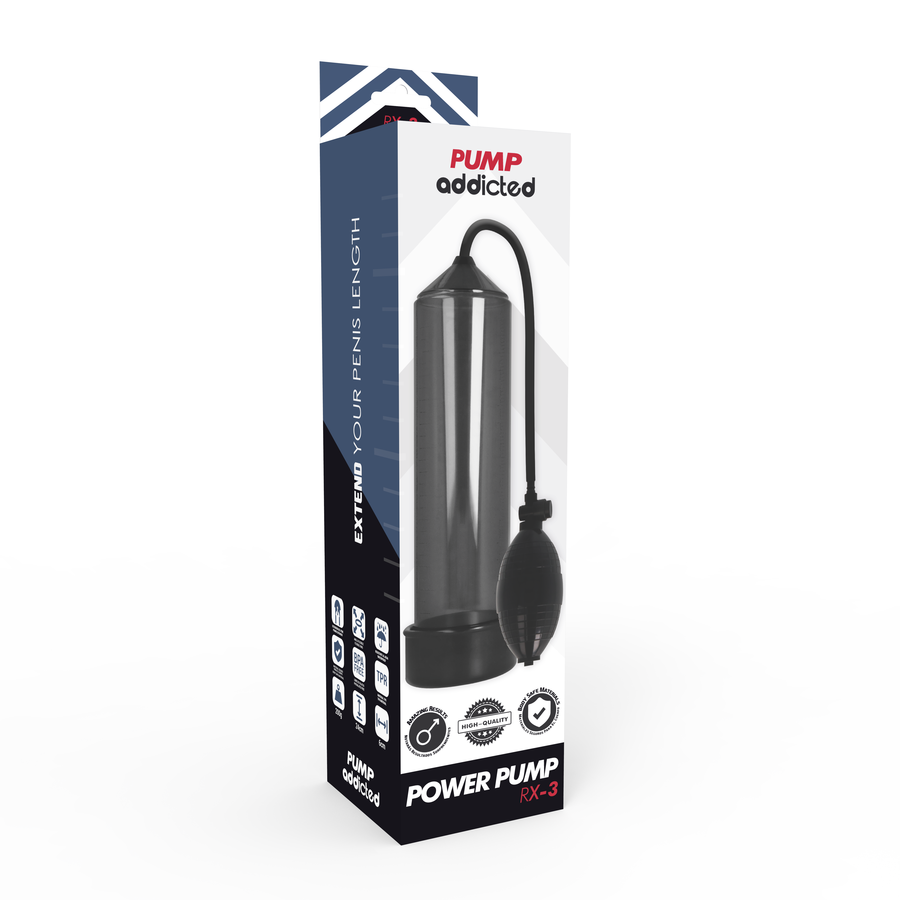 PUMP ADDICTED - RX3 NERO - PUMP ADDICTED | Lingerie Harness Boutique