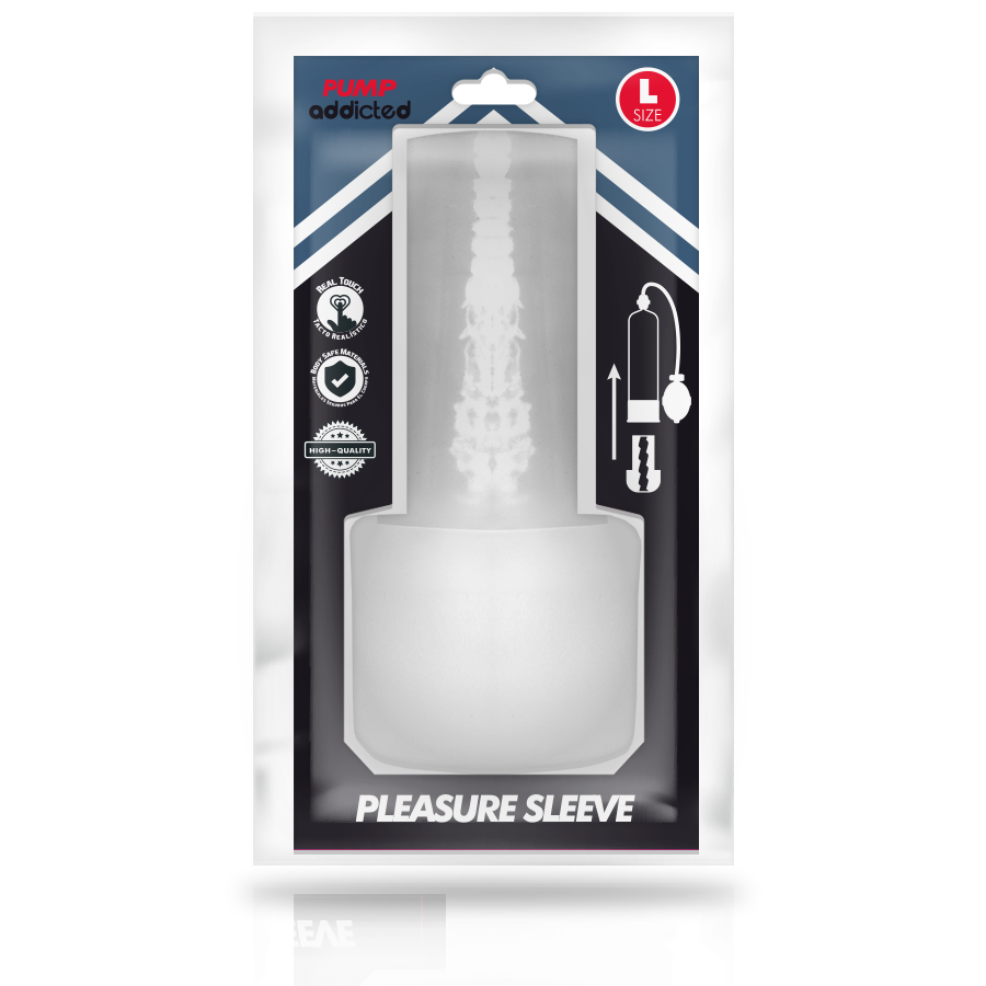 PUMP ADDICTED - POMPA AUTOMATICA PLEASURE SLEEVE - PUMP ADDICTED | Lingerie Harness Boutique