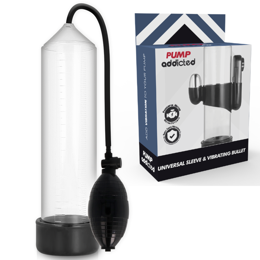 PUMP ADDICTED - VIBRATORE TRASPARENTE RX3 - PUMP ADDICTED | Lingerie Harness Boutique