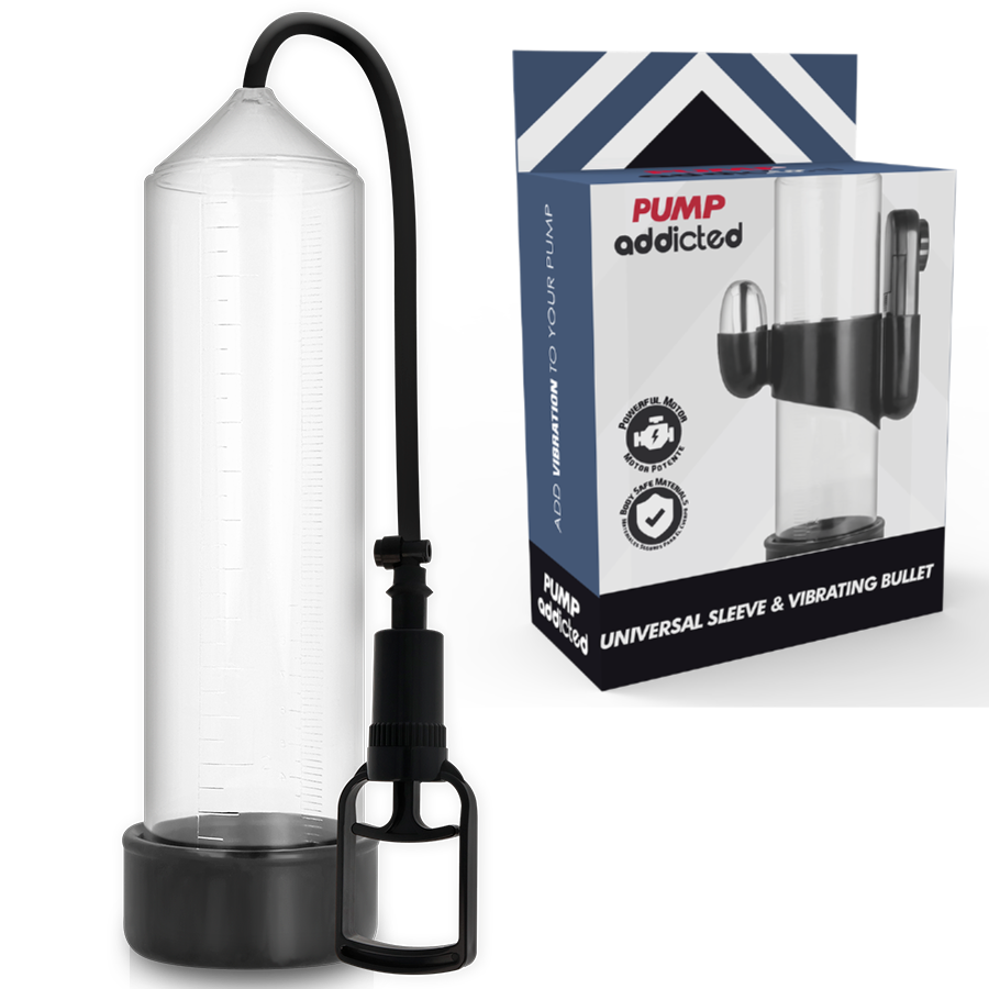 PUMP ADDICTED - VIBRATORE TRASPARENTE RX7 - PUMP ADDICTED | Lingerie Harness Boutique