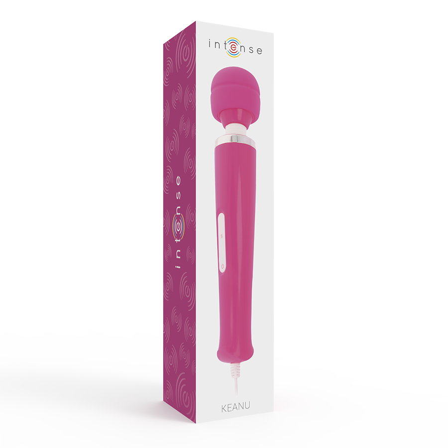 INTENSE - MASSAGGIATORE ROSA KEANU WAND INTENSE - INTENSE COUPLES TOYS | Lingerie Harness Boutique