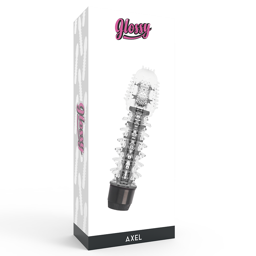 GLOSSY - VIBRATORE AXEL NERO - GLOSSY | Lingerie Harness Boutique
