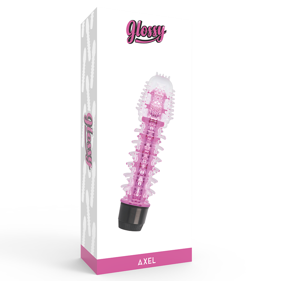 GLOSSY - VIBRATORE AXEL ROSA - GLOSSY | Lingerie Harness Boutique