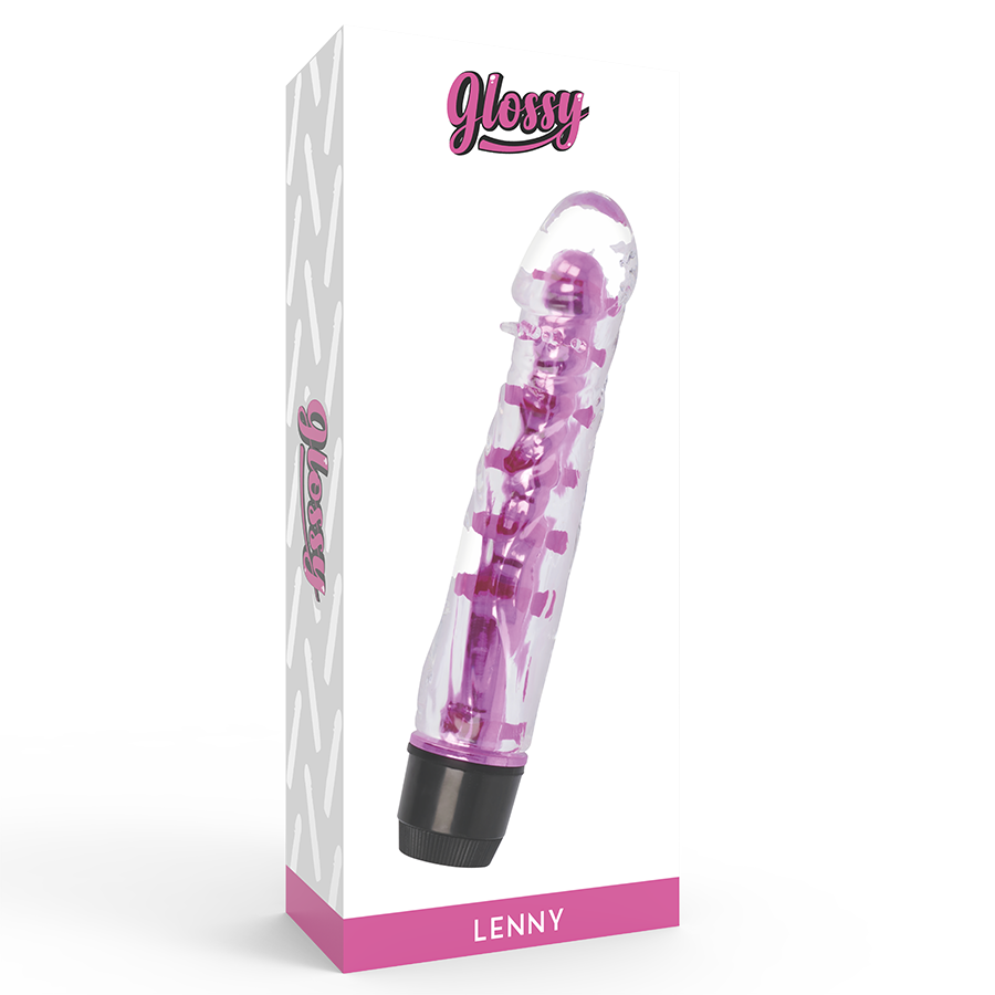 GLOSSY - LENNY VIBRATORE ROSA - GLOSSY | Lingerie Harness Boutique