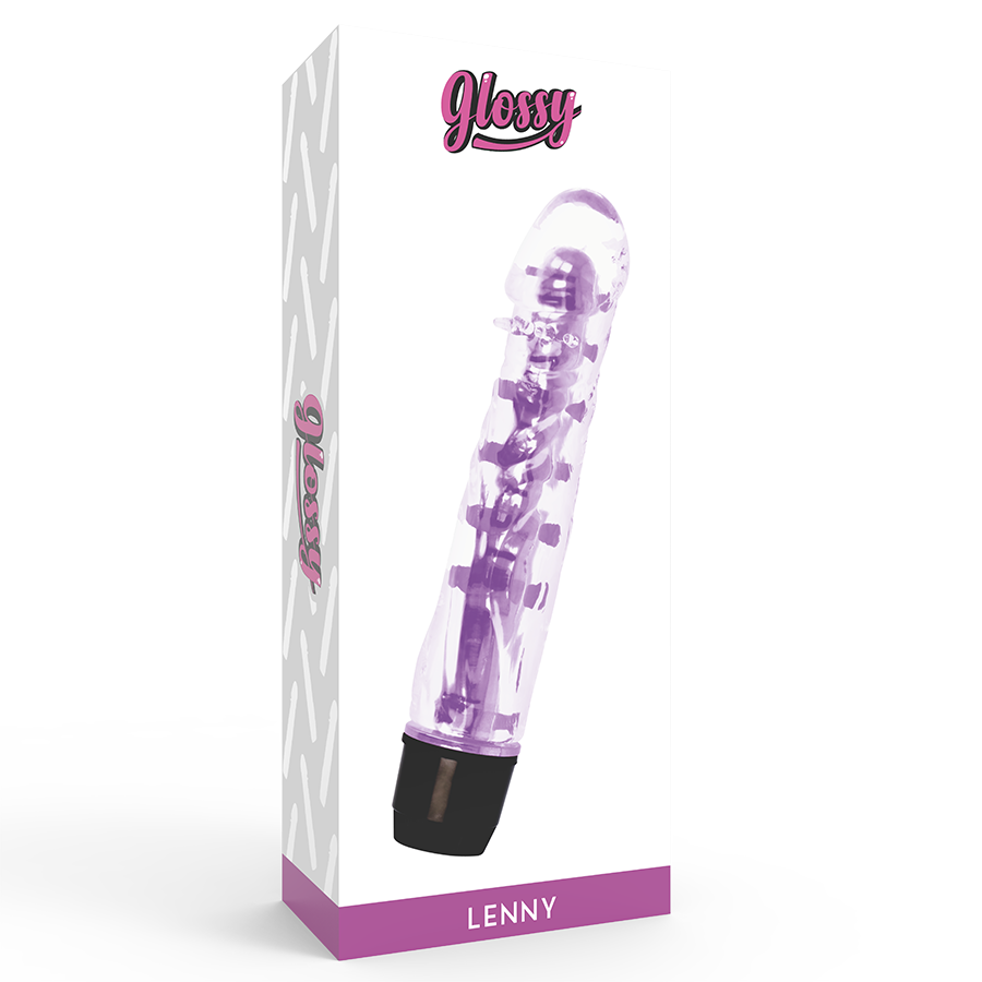 GLOSSY - LENNY VIBRATORE VIOLA - GLOSSY | Lingerie Harness Boutique