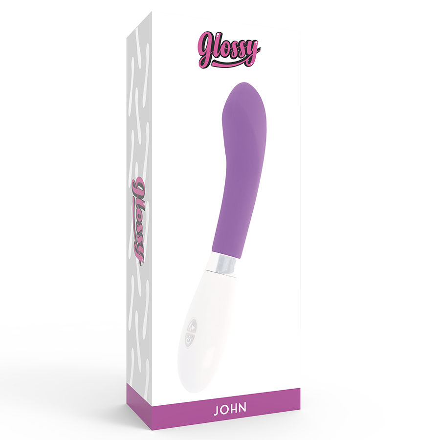 GLOSSY - JOHN VIBRATOR VIOLA - GLOSSY | Lingerie Harness Boutique