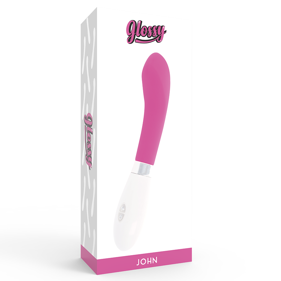 GLOSSY - JOHN VIBRATORE ROSA - GLOSSY | Lingerie Harness Boutique