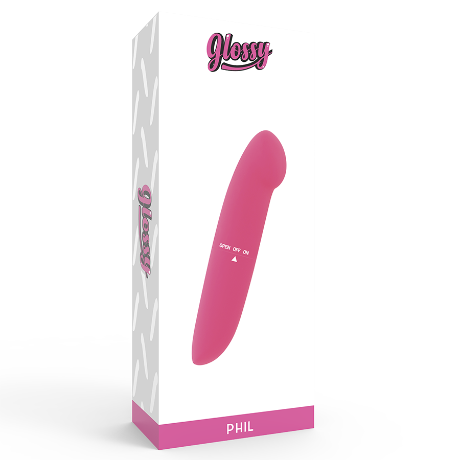 GLOSSY - PHIL VIBRATORE ROSA - GLOSSY | Lingerie Harness Boutique