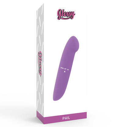 GLOSSY - VIBRATORE PHIL VIOLA - GLOSSY | Lingerie Harness Boutique