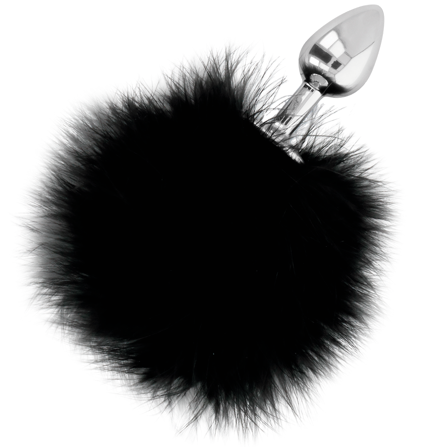 DARKNESS - BUTTPLUG ANALE EXTRA CON CODA NERA 7 CM - DARKNESS ANAL | Lingerie Harness Boutique