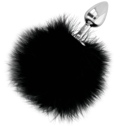 DARKNESS - BUTTPLUG ANALE EXTRA CON CODA NERA 7 CM - DARKNESS ANAL | Lingerie Harness Boutique