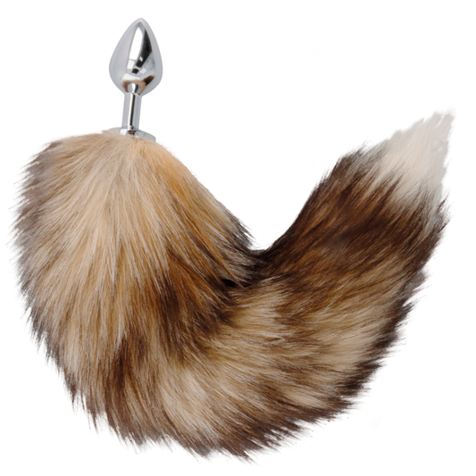 DARKNESS - TAIL BUTT PLUG SILVER - DARKNESS | Lingerie Harness Boutique