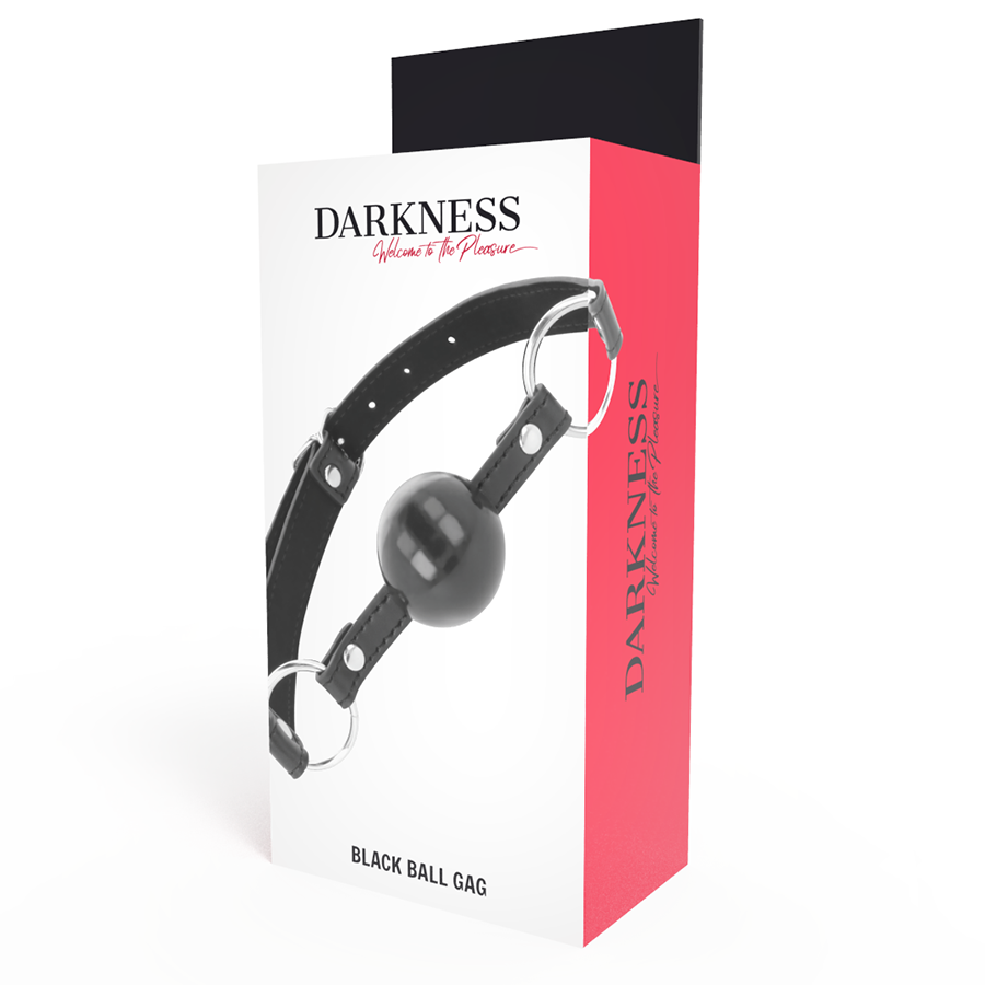 DARKNESS - BALL GAG NERA - DARKNESS BONDAGE | Lingerie Harness Boutique