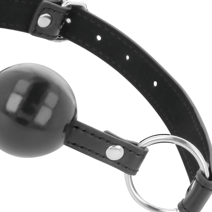 DARKNESS - BALL GAG NERA - DARKNESS BONDAGE | Lingerie Harness Boutique