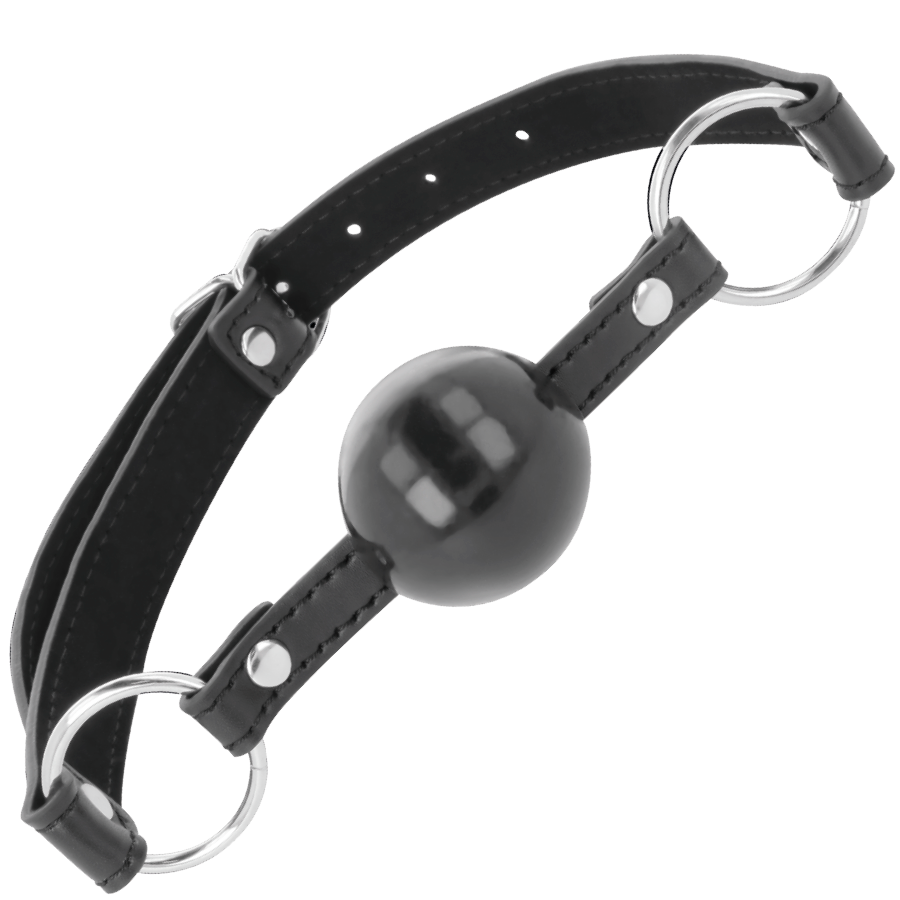 DARKNESS - BALL GAG NERA - DARKNESS BONDAGE | Lingerie Harness Boutique