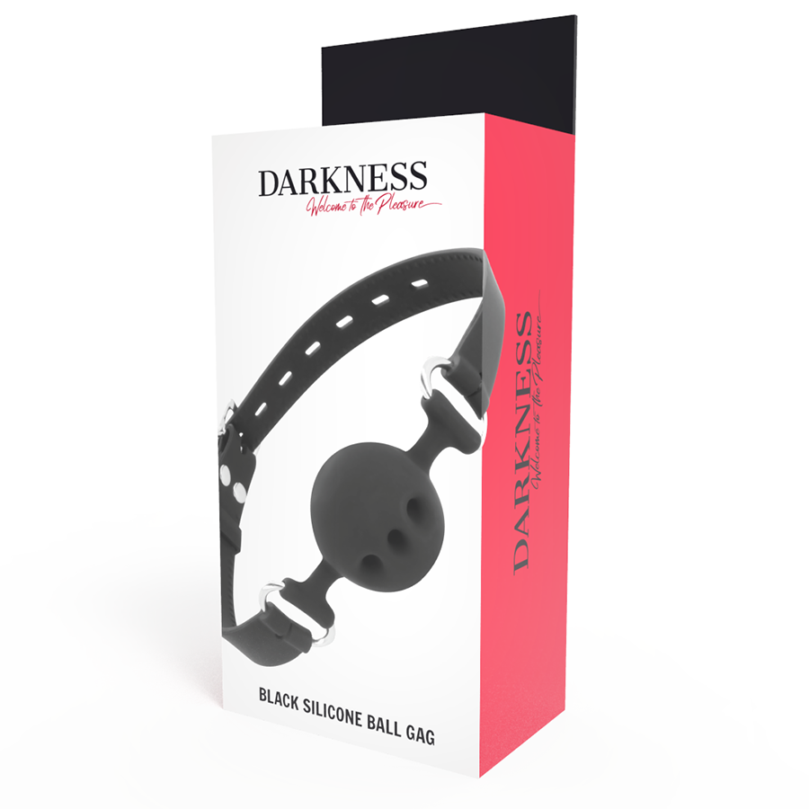 DARKNESS - BLACK BREATHABLE SILICONE BIB