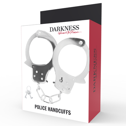 DARKNESS - MANETTE IN METALLO CON CHIAVI - DARKNESS BONDAGE | Lingerie Harness Boutique