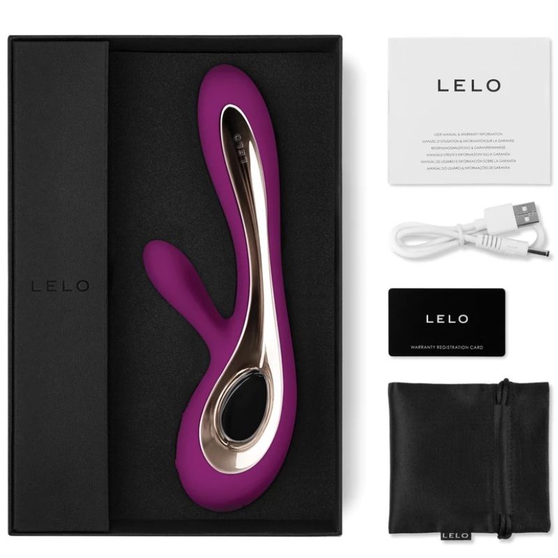LELO - VIBRATORE SORAYA 2 RABBIT DEEP ROSE - LELO | Lingerie Harness Boutique