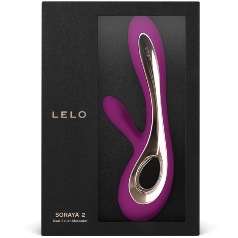 LELO - VIBRATORE SORAYA 2 RABBIT DEEP ROSE - LELO | Lingerie Harness Boutique