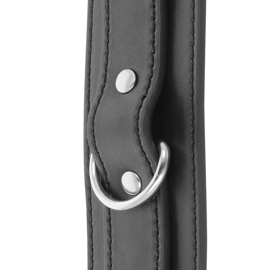 DARKNESS - MANETTE NERE REGOLABILI CON DOPPIO NASTRO DI RINFORZO - DARKNESS BONDAGE | Lingerie Harness Boutique