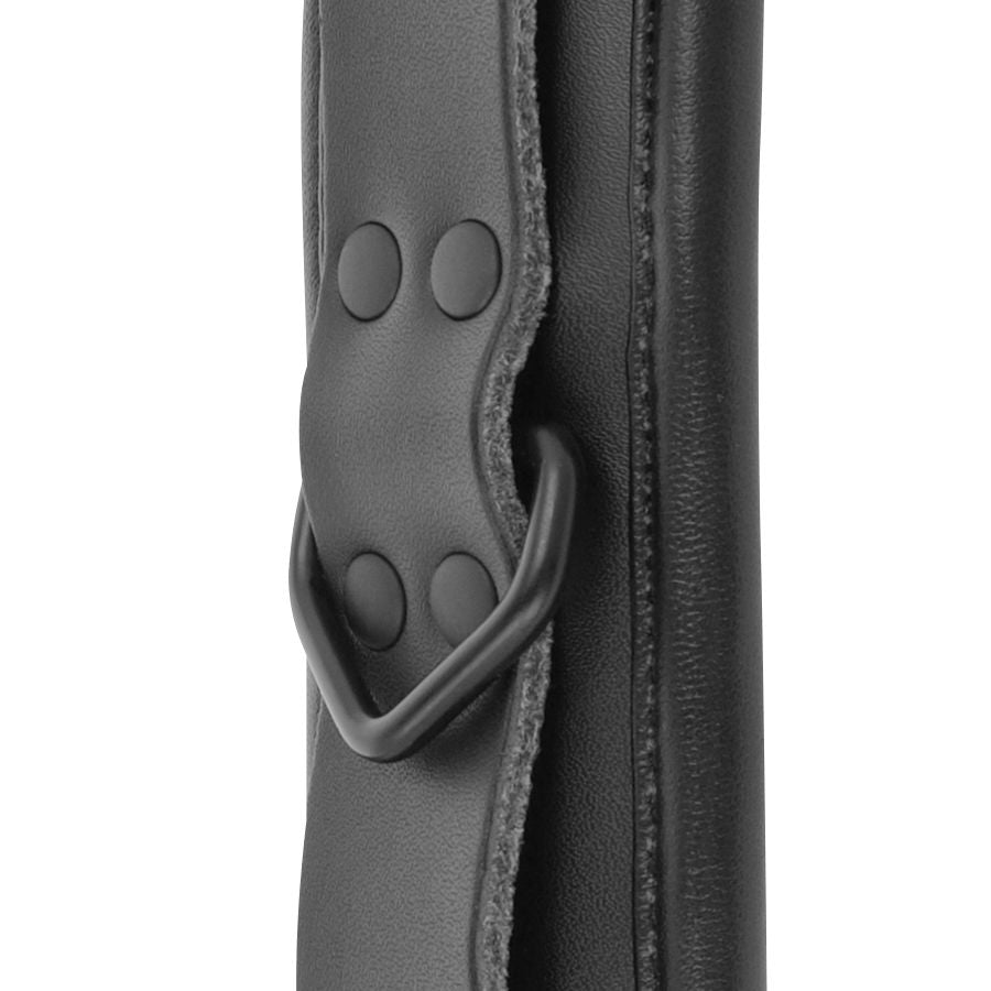 DARKNESS - MANETTE E COLLETTO IN PELLE NERA - DARKNESS | Lingerie Harness Boutique