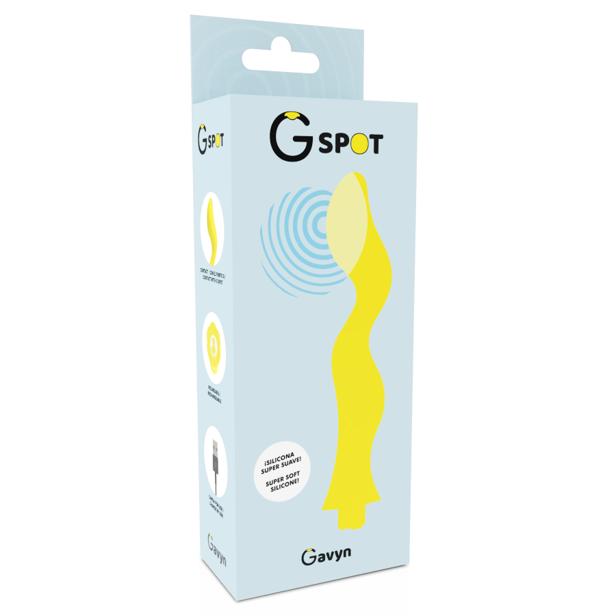 G-SPOT - VIBRATORE GAVYN G-SPOT GIALLO - G-SPOT | Lingerie Harness Boutique