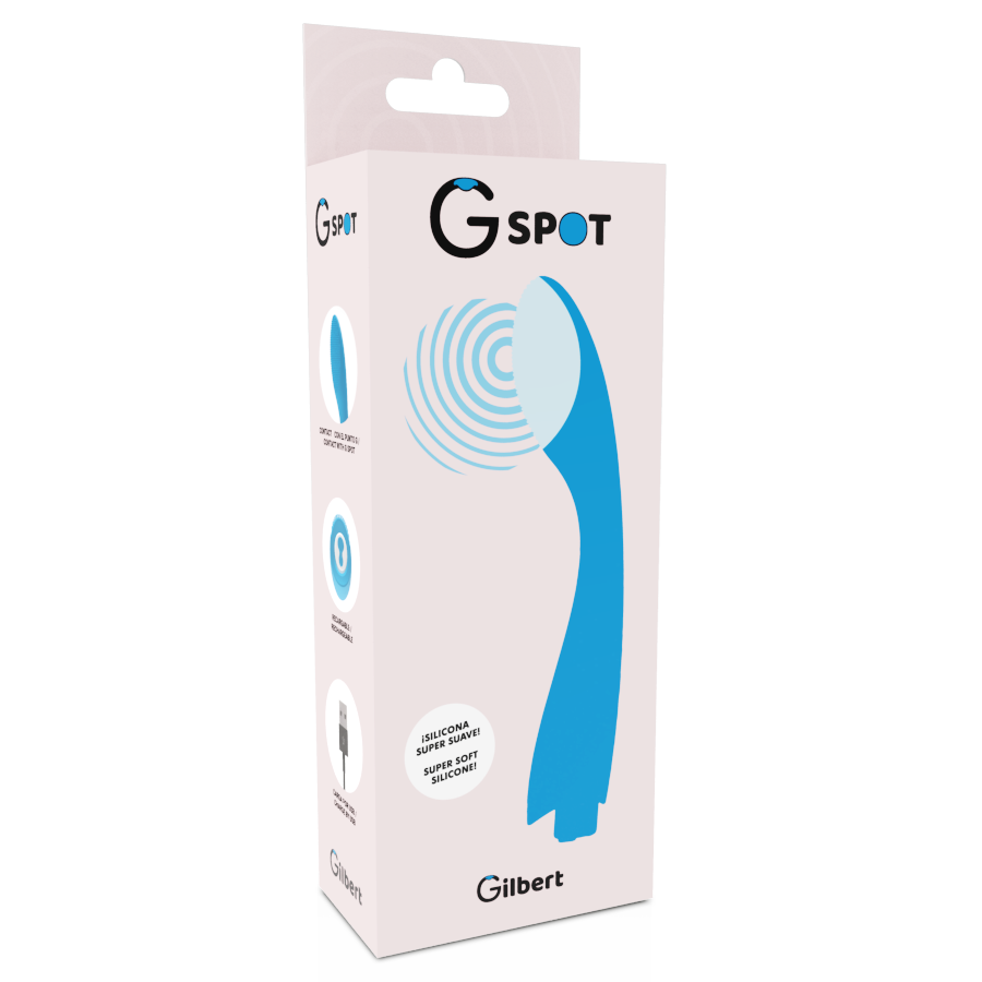 G-SPOT - VIBRATORE  GYLBERT BLU TURCHESE - G-SPOT | Lingerie Harness Boutique