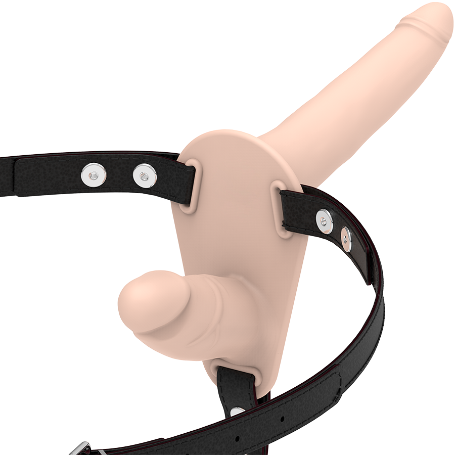 FETISH SUBMISSIVE HARNESS - DOPPIA PENETRAZIONE CARNE - FETISH SUBMISSIVE HARNESS | Lingerie Harness Boutique