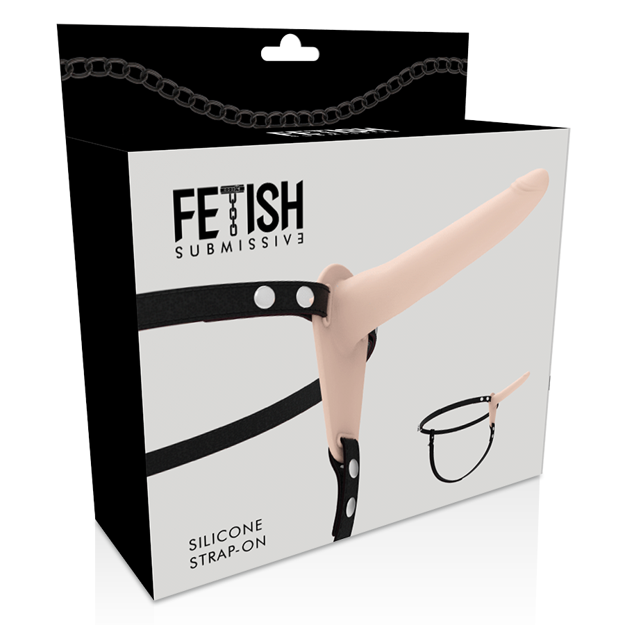 FETISH SUBMISSIVE HARNESS - SILICONE FLESH 15 CM - FETISH SUBMISSIVE HARNESS | Lingerie Harness Boutique