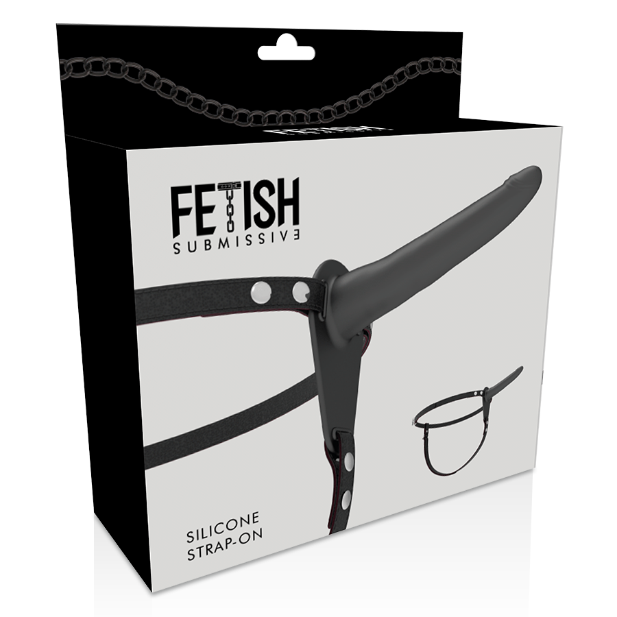FETISH SUBMISSIVE HARNESS - SILICONE NERO 15 CM - FETISH SUBMISSIVE HARNESS | Lingerie Harness Boutique