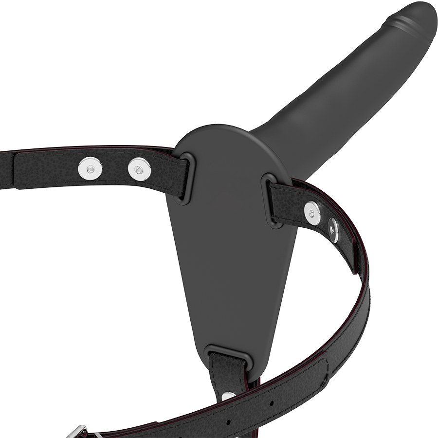 FETISH SUBMISSIVE HARNESS - SILICONE NERO 15 CM - FETISH SUBMISSIVE HARNESS | Lingerie Harness Boutique