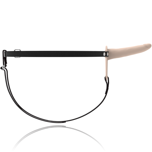 FETISH SUBMISSIVE HARNESS - VIBRATORE IN SILICONE CARNE 15 CM - FETISH SUBMISSIVE HARNESS | Lingerie Harness Boutique