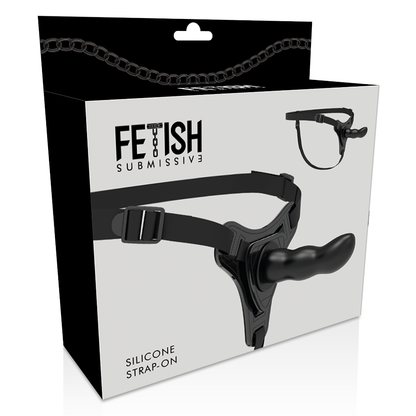 FETISH SUBMISSIVE HARNESS - SILICONE NERO PUNTO G 16 CM - FETISH SUBMISSIVE HARNESS | Lingerie Harness Boutique
