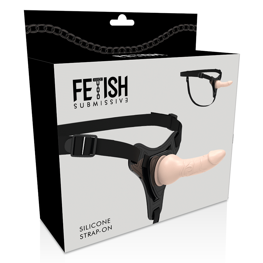 FETISH SUBMISSIVE HARNESS - SILICONE FLESH REALISTICO 16CM - FETISH SUBMISSIVE HARNESS | Lingerie Harness Boutique