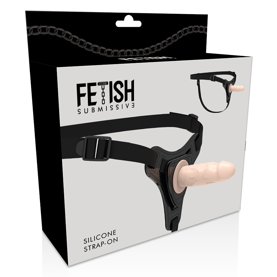 FETISH SUBMISSIVE HARNESS - REALISTIC FLESH SILICONE 12.5 CM