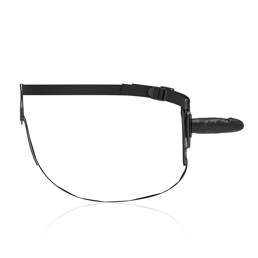 FETISH SUBMISSIVE HARNESS - SILICONE NERO REALISTICO 15 CM - FETISH SUBMISSIVE HARNESS | Lingerie Harness Boutique