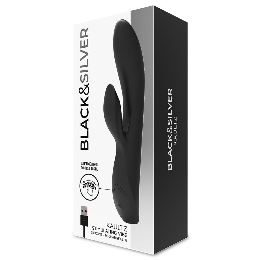 BLACK&SILVER - VIBRATORE TOUCH CONTROL KAULTZ - BLACK&SILVER | Lingerie Harness Boutique