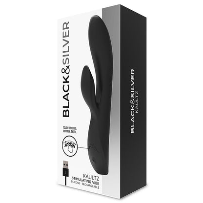 BLACK&SILVER - VIBRATORE TOUCH CONTROL KAULTZ - BLACK&SILVER | Lingerie Harness Boutique