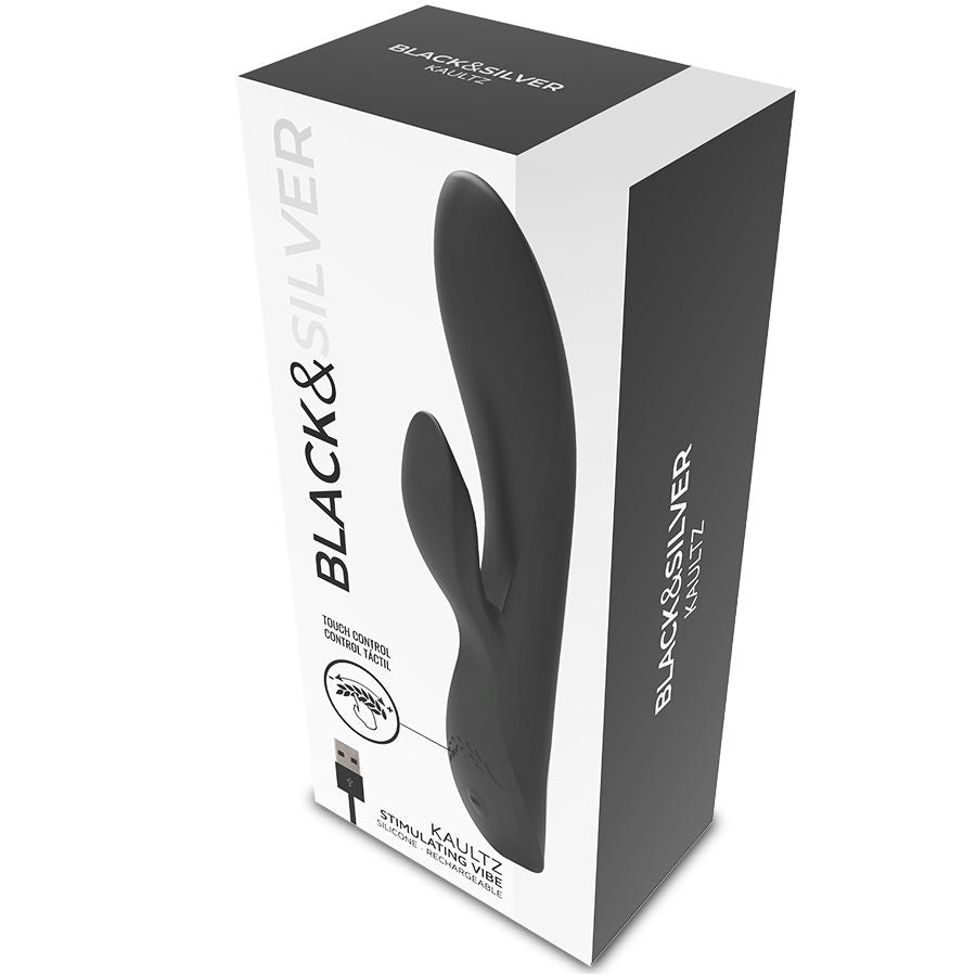 BLACK&SILVER - VIBRATORE TOUCH CONTROL KAULTZ - BLACK&SILVER | Lingerie Harness Boutique