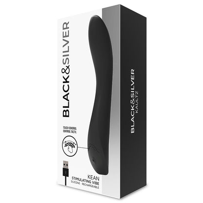 BLACK&SILVER - VIBRATORE KEAN TOUCH CONTROL - BLACK&SILVER | Lingerie Harness Boutique