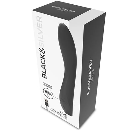 BLACK&SILVER - VIBRATORE KEAN TOUCH CONTROL - BLACK&SILVER | Lingerie Harness Boutique