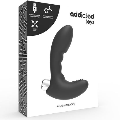 ADDICTED TOYS - VIBRATORE PROSTATICO RICARICABILE MODELLO 4 - NERO - ADDICTED TOYS | Lingerie Harness Boutique